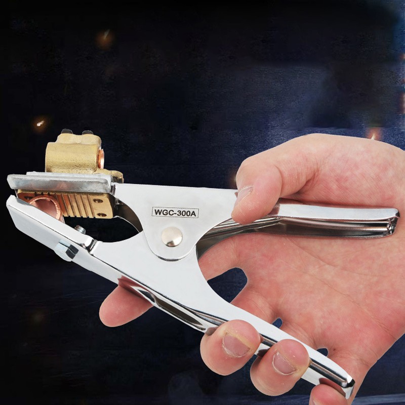 Grounding Work Clamp 300A Welder Welding Earth Clamp Iron Plated
