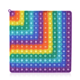 Multiplication Tables for Kids, Times Table Poppet 12x12, Multiplication Table Pop It, Times Tables Game, Maths Fidget Toys Stress and Anxiety 12x12&12+12 Relief Toys