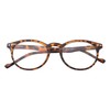 Wise Eyewear High Magnification Power Strong Reading Glasses Readers +4.00 to +6.00 (Tortoise, +5.00)