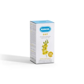 Manasul Digestive Infusion of Sen and Horsetail with Mint and Liquorice. Slimming Infusion. Diet. Box of 25 Bags