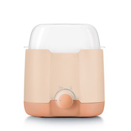 Milk Warmer Portable 24h Intelligent Constant Temperature Steam Sterilization Portable Bottle Warmer Pink EU Plug