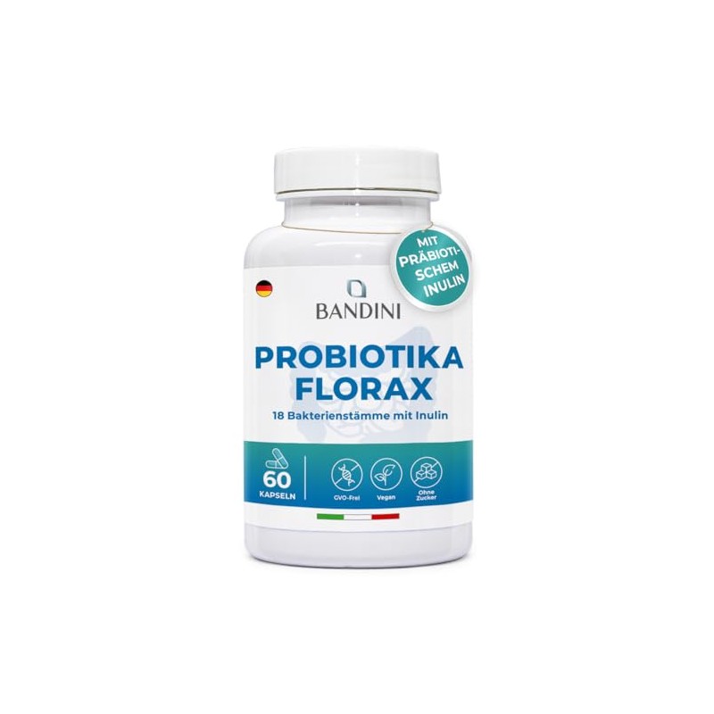 Bandini Florax Probiotics Cultural Complex with 20 Billion CFU /