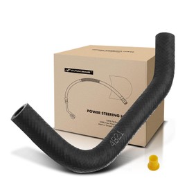 A-Premium Power Steering Return Hose Line Assembly Compatible with Honda Accord 2003-2007 & Acura TL 2004-2008, 3.0L 3.2L, Pipe To Pipe, Intermediate Pipe to Cooler Line