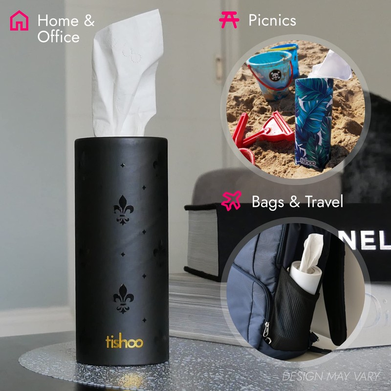 tishoo Hyaluronic Acid-Infused 4-ply Ultra Luxury Tissues | for Car
