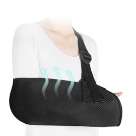 Raatel アームホルダー 骨折 子供 脱臼 子供用 アームスリング 固定 三角巾 肩 腕吊り (M)