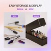 PANA Rectangle Nail Drill Bit Holder Display Organizer Case -