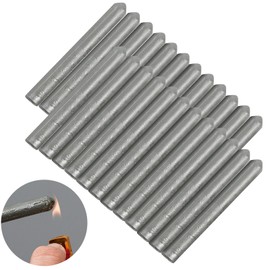 Tandefio 24pcs Low Temperature Universal Welding Rod Sticks Metal Melt Low Melt Solder Pipe Tools Electrode Aluminum Rod for Stainless Steel Iron, Beginner and Pro (3.07 Inch)