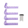 2 Pairs Skate Guards Portable Ice Skate Blade Covers Adjustable