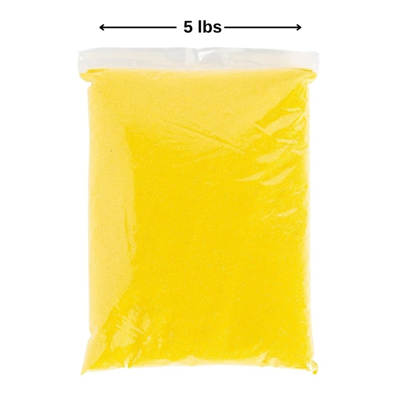 Yellow Bulk Sand (5Lb) - Crafts for Kids and Fun