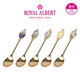 Royal Albert 100th Anniversary Refresh Teaspoon 5P Set (Electrical) / 로얄알버트 100주년 리프레시 티스푼 5P 세트(전기)