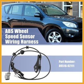 Partuto ABS Wheel Speed Sensor Wiring Harness Rear Right 89516-02111 Replacement for Toyota Prius Hatchback 2010-2015 for Toyota Prius V 2012-2017 Replacement
