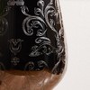 Sky Fish Stainless Steel Wine Goblets 2-Pack 18oz | Black