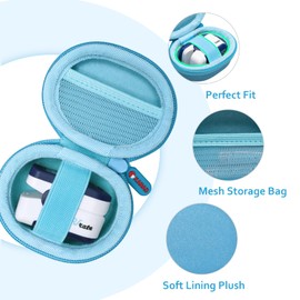 XANAD Pulse Oximeter Case for Zacurate, Innovo, Vibeat, iHealth, Santamedical, Children Fingertip Pulse Oximeter Blood Oxygen Saturation Monitor,Case Only (Peacock)