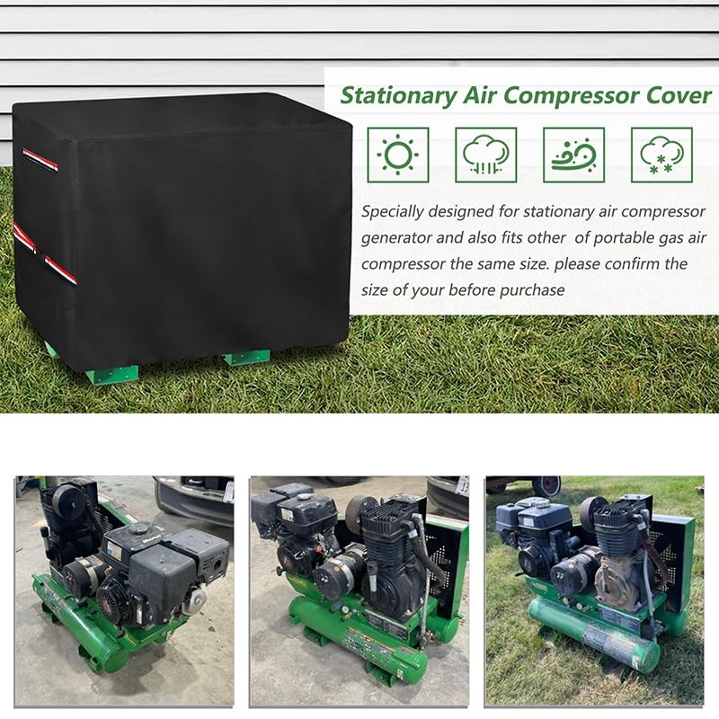 Air Compressor Cover with Plush Lining, Waterproof Compressor Cover, Suitable