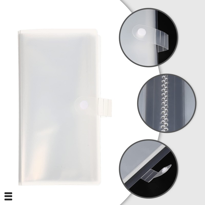 Operitacx 2pcs Memory Cards Album Tidy Organized Storage for Cards