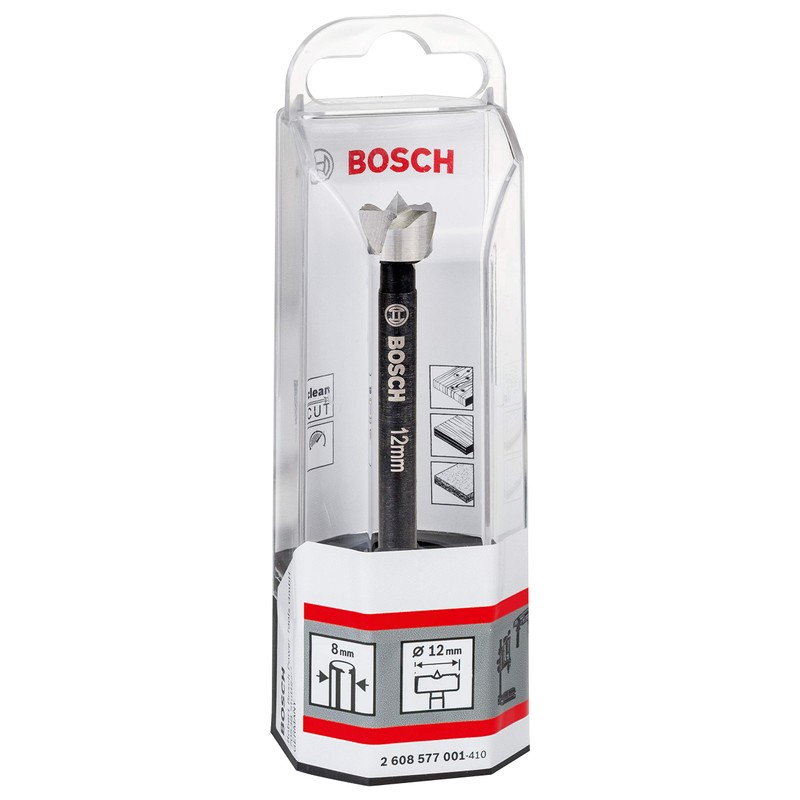 Bosch Professional Forstner Drill Bit (for Wood, Ø 12 mm,