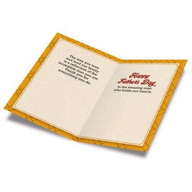 Prime Greetings Husband Father's Day Card, Made in America, Thick Card Stock with Premium Envelope Packaged in a Reusable Presentation Mailer, Eco-Friendly, 5in x 7.75in
