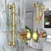 Brass Shower Slide Bar with Handheld Shower Head, Adjustable Height