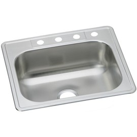 Dayton DSE125224 Single Bowl Top Mount Stainless Steel Sink