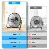 BEYOND BREEZE Floor Fan 9 Inch, 3-Speed Portable Metal Fan