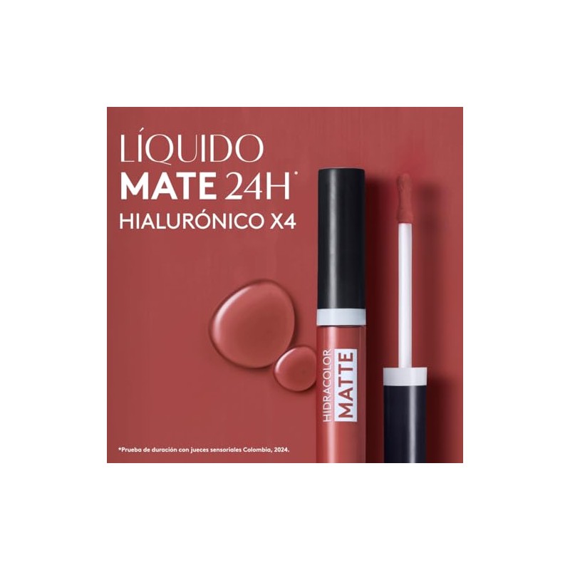 ésika Labial Líquido Hidracolor Matte 6 ml – Mate Hidratante