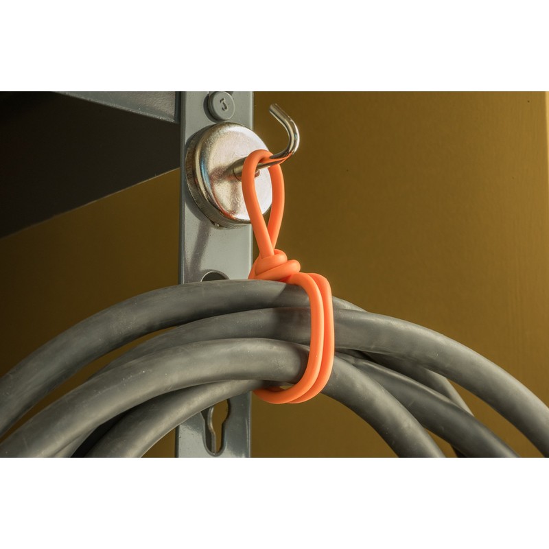 SE Orange Cut-N-Tie 5 m (16.4') Rubber Tie Down -