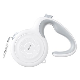 Petsuper 16Ft Auto-Brake Retractable Dog Leash for Middle Large Dogs 360° Tangle-Free Strong Nylon Tape and Ergonomic Anti-Slip Soft Handle One-Handed Brake Pause Lock