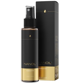 Nanoil Hair Conditioner 125 ml - Two-Phase Hair Conditioner, Professional Care, Moisture, Regeneration and Revitalisation, Hair Conditioner without Rinsing (Keratin)