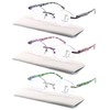 SOPHILY Progressive Multifocus Reading Glasses for Women Multifocal Rimless Womens