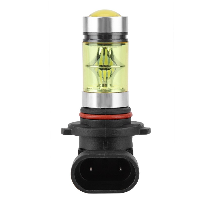 2PC 9006 100W 4300K Yellow LED Headlight Bulbs Kit Fog