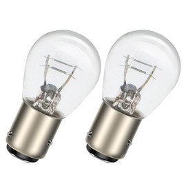 SOFOC-BAZ15D P21/5W Brake/Reverse Light Tail Light Cornering lights For Car/Boats & RVs Campers S25 12V Warm White Dual Contact 2Pcs