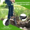 Spade Shovel,15 inch Long Narrow Spade, Heavy Duty Garden Trench