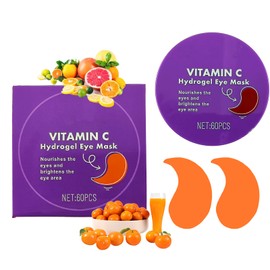 Elitzia Under Eye Mask Nourishes Brightens the Eye Area Vitamin C Hydrogel Eye Patches Moisture Anti Aging Reduce Dark Circles Freckles Puffiness Smoothes Out Wrinkles Fine Lines ETXJ230501