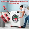 Juego de 5 Herramienta de Mudanza de Muebles con 4