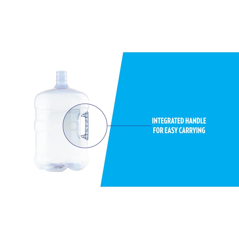 New Wave Enviro BPA Free PET Bottle, 5-Gallon Capacity, Crown
