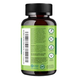 Toeah NATURELO Whole Food CoQ10 with Heart Health Blend, Powerful Antioxidant for Energy Production, 60 Capsules                                      
