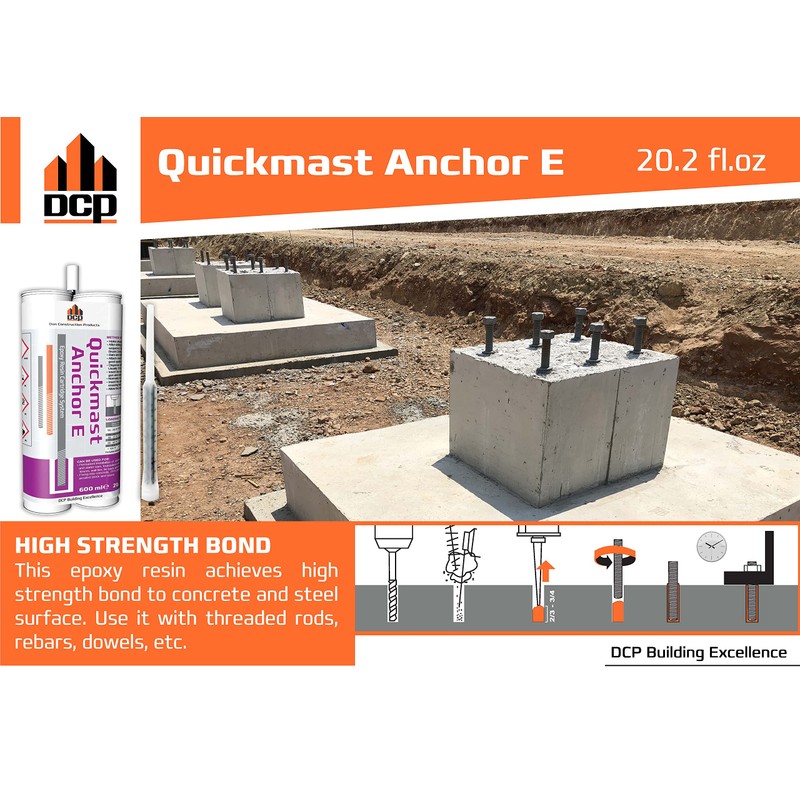 DCP Quickmast Anchor E Concrete Anchoring Epoxy - Two-Part, Dual