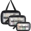 Vinyl Pouch, Clear Pouch, WiViVi Waterproof 3-Piece Set, Travel Pouch,