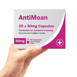 Red Ocean AntiMoan - Funny Joke Pill Box, Gag Gift, Funny Gifts for Women, Rude Pill Box, Gifts for Mum Auntie Nan Collegue Friend, Funny Birthday Gift for Her, Novelty Gift for Women