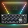 Cmokifuly GMK87 TKL Mechanical Keyboard,Tri-Mode Linear Switches PBT Keycaps 85