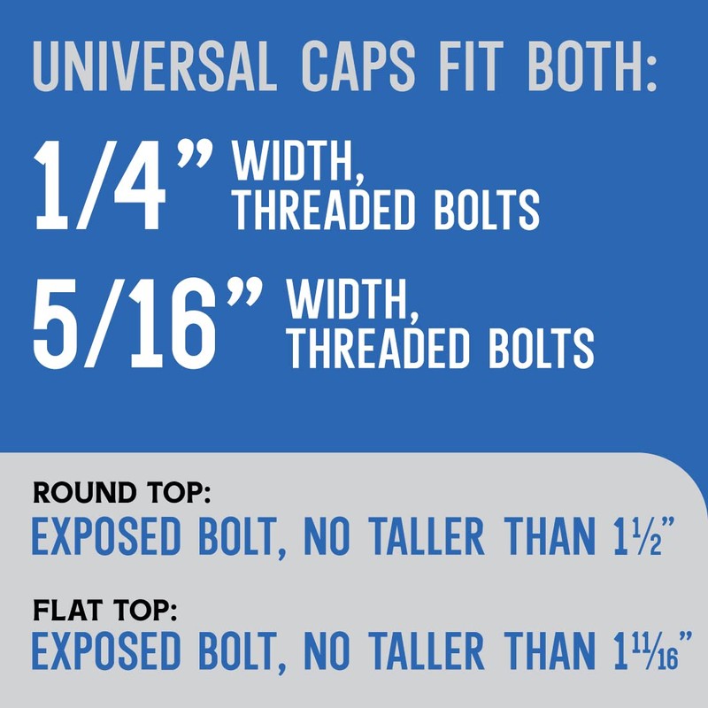 Stinky John's Tall Toilet Bolt Caps: Don't Cut Those Bolts!