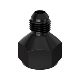APIELE APIELE 10AN Female to 6AN Male Flare Aluminum Black Hose Fitting Adapter (GMJT-10AN-6AN-1PCS)