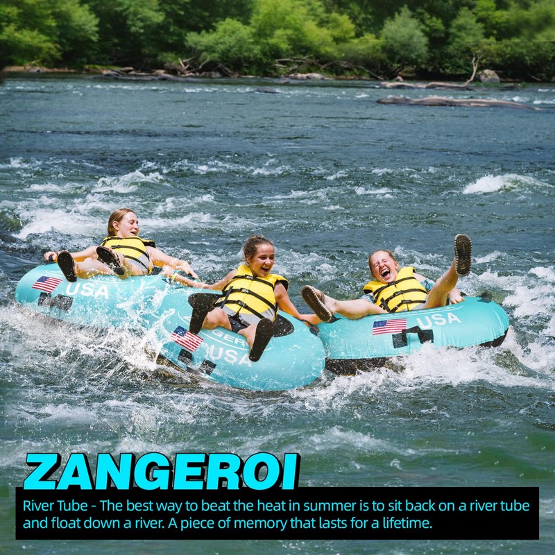River Tube for Floating Heavy Duty Rubber River Tube, Sledding