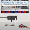 JUNNUJ 20 Amp Power Strip Heavy Duty 2 Pack, Garage