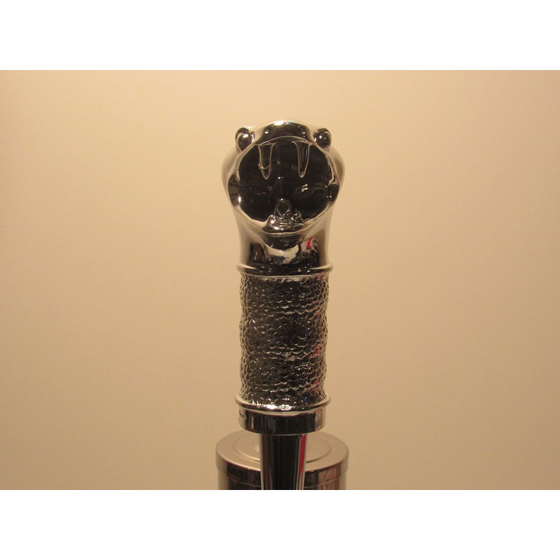 Chrome Viper Beer Tap Handle Sports Bar Kegerator Resin Breweriana