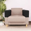 BESPORTBLE Universal Elastic Sofa Armrest Cover 2pcs Chair Arm Protectors