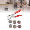 200 Sets Metal Snaps Buttons with Fastener Plier Snaps Buttons