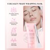 TJE Collagen Night Wrapping Mask, Collagen Peel Off Face Mask