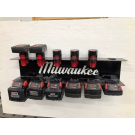 Unbranded Milwaukee M18 and M12 Battery Holder - BLACK