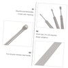 BIUDECO 5pcs Stainless Steel Nail Art Dead Skin Forks Nail